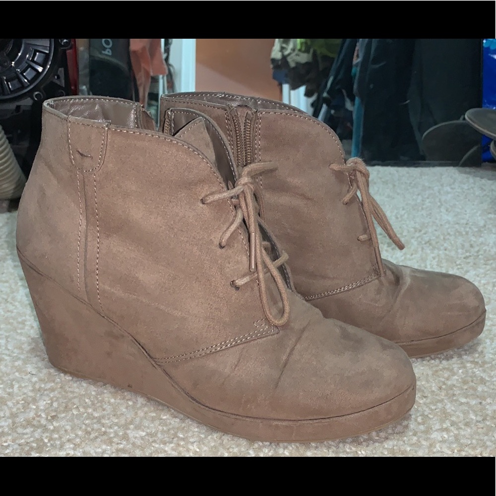 Tan Ankle Booties